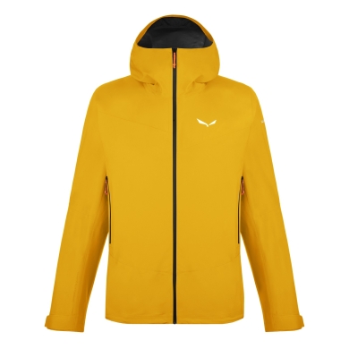 Salewa hiking jacket Puez Gore-Tex Paclite (2-layer, wind/waterproof) yellow men